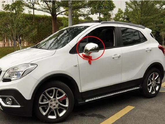 Накладки на дзеркала Libao (2 шт., пласт) для Opel Mokka 2012-2021 рр | Зображення 3