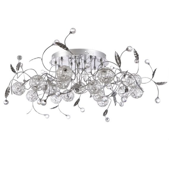 Люстра потолочная галогенная с пультом G4 20W CHR (BKL-709C/16)