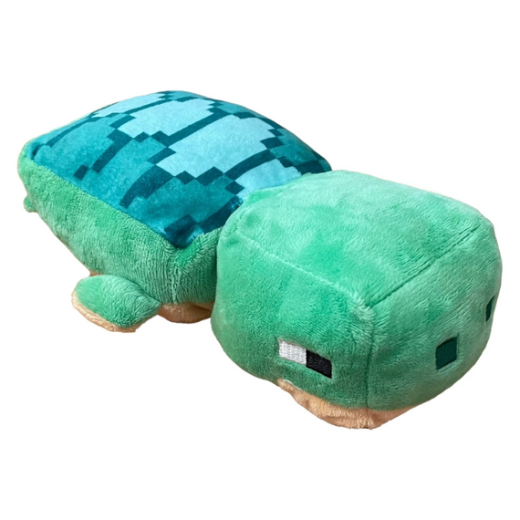 М'яка іграшка Зелена Черепаха з Майнкрафту 20 см, маленька подушка-іграшка для шанувальників Minecraft | Зображення 1