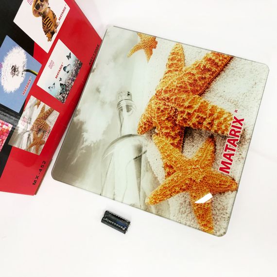 Ваги для підлоги MATARIX MX-452 180 кг, Ваги для вимірювання маси тіла, Електронні ваги зірки | Зображення 4