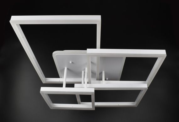 Люстра світлодіодна стельова LED світильник для квартири на стелю лед з пультом 26099 Білий 17х56х71 см.