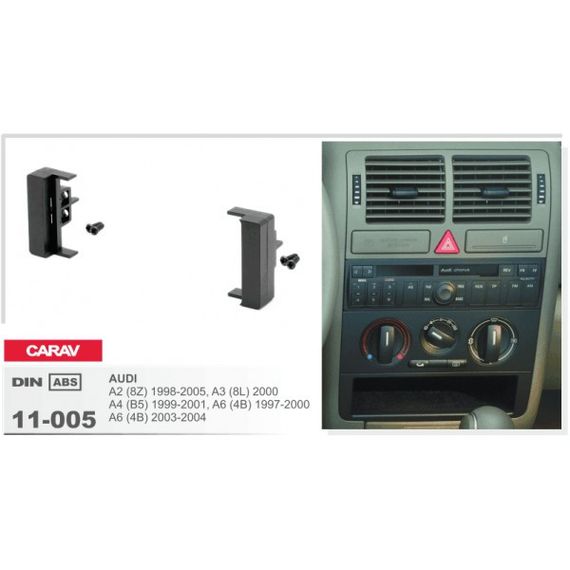 Переходная рамка Audi A2, A3, A4, A6 Carav 11-005 | Зображення 1