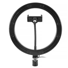 Кольцевая лампа LED LC-330 33 см с 1 держателем для телефона
