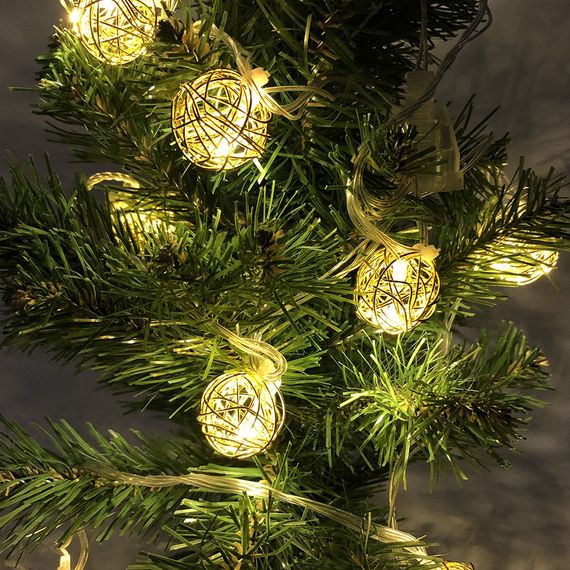 Світлодіодна гірлянда з перемикачем режимів 20, Гірлянда на прикрасу свята світлодіодна BD-22 | Зображення 3