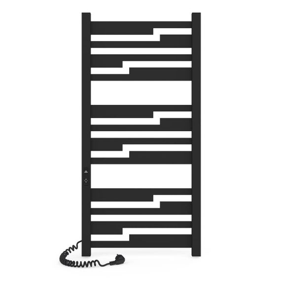 Електрична рушникосушарка Laris Зебра Тетріс ЧФ(Ч)12 500 х 1100 Е (підкл. зліва) | Зображення 1