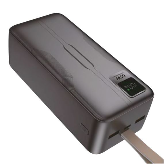 Power Bank Портативна батарея 40.000 mAh, для ноутбуків, чорний - GP-40BLT Grunhelm