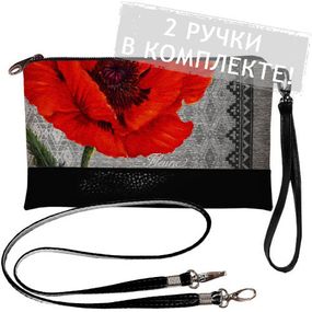 Клатч через плече 25x15 см (KL_14S068_BL)