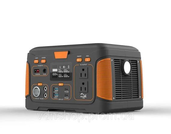 Зовнішнє джерело живлення WX1436 300W (83200 мАг), електростанція з виходами USB, Type-C,DC, ліхтар