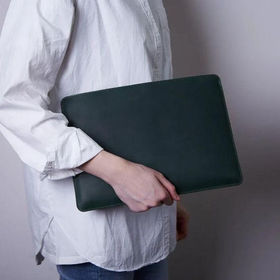 Чохол для ноутбука вінтажний Incarne Gamma Plus MacBook Air 13" 2018-2025 gamma-plus-green-vintage-air-13 зелений | Зображення 1