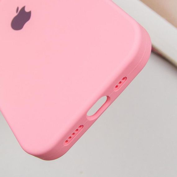 Чохол Silicone Case Full Protective (AA) для Apple iPhone 14 Pro (6.1") Рожевий / Light pink | Зображення 4