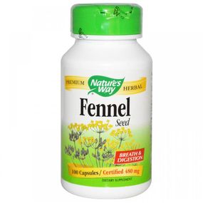 Трав'яні ферменти Nature's Way Fennel Seed 480 mg 100 Caps