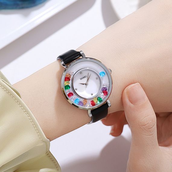Жіночий годинник Skmei 2041SI Silver | Зображення 2