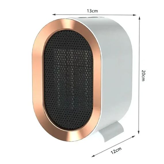 Настільний міні нагрівач AIR HEATER 1200W, електричний, від мережі 220 В, 1200 Вт, до 20 м2 | Зображення 7