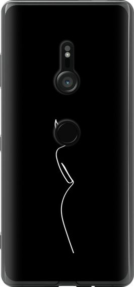 Чехол на Sony Xperia XZ3 H9436 Силуэт1 "4590u-1540-17620"