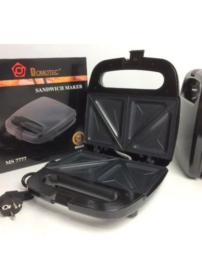 Сендвічниця Domotec MS 7777 з антипригарним покриттям 750W 220-240V 50/60Hz | Зображення 2