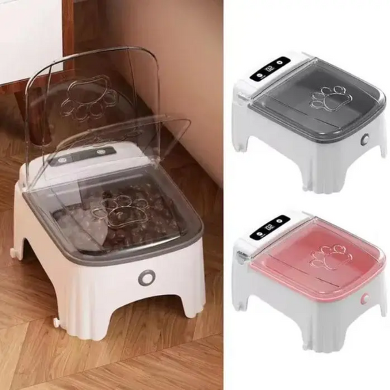 Автоматична годівниця для хатніх тварин, розумна годівниця для собак і кішок, для зручного годування вихованців | Зображення 1