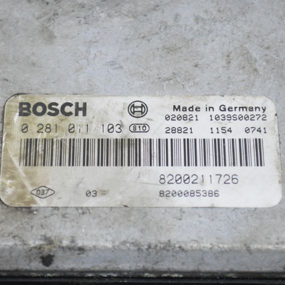 Блок управління двигуном Renault 2.2 DCI Espace IV Laguna II ЕБУ комп'ютер Рено 8200211726 0281011103 | Зображення 2