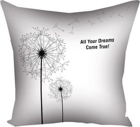 Подушка габардинова з принтом All your dreams come true! 40x40 (4P_BP006)