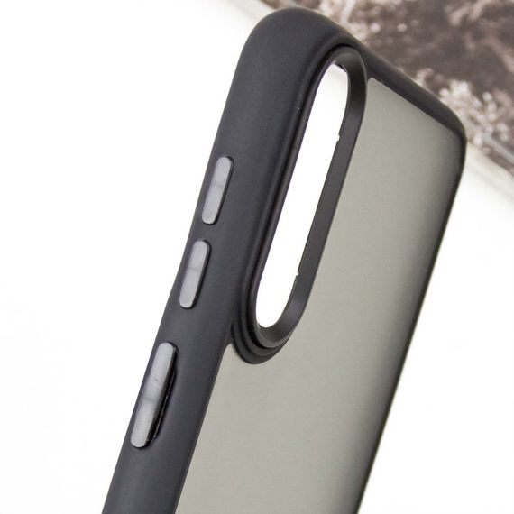 Чехол TPU+PC Lyon Frosted для Samsung Galaxy A50 (A505F) / A50s / A30s Black | Зображення 3