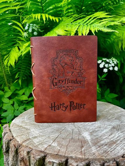 Блокнот Harry Potter — факультетський щоденник із екошкіри (Грифіндор / Слизерин / Рейвенклов / Гафелпаф) | Зображення 6