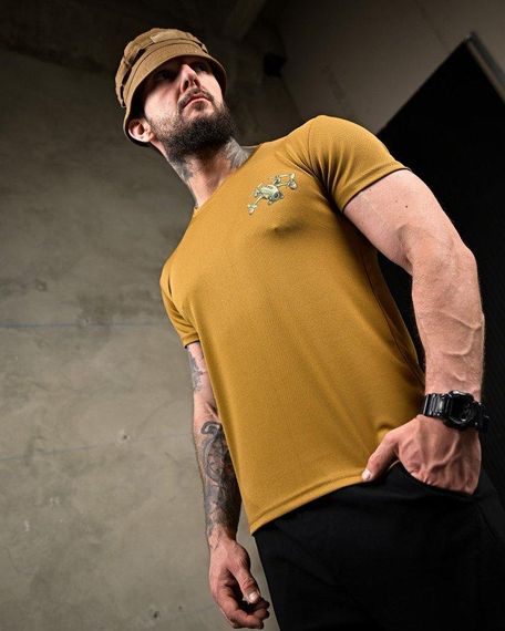 Тактична потоотводна футболка Ховайся coyot ПП7720 | Зображення 6