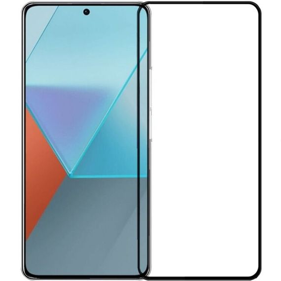 Захисне скло 2.5D на весь екран для Xiaomi Redmi Note 13 Pro 4G / Poco M6 Pro 4G