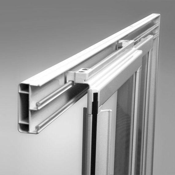 Душевые двери Ravak Supernova ASDP3-110 198 Черный TRANSPARENT | Зображення 3