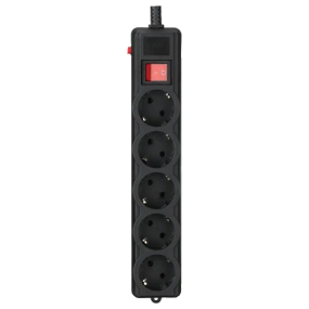 Gembird SPG5-G-6B-PRO Мережевий фільтр 1.8 м кабель 5 розеток - Вилки