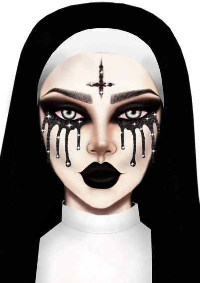 Маска зі страз Possessed face jewels sticker Leg Avenue Sex Aura