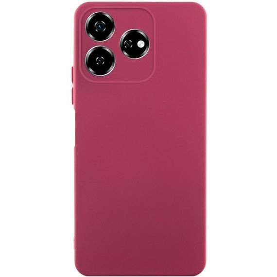 Чехол TPU GETMAN Liquid Silk Full Camera для ZTE Nubia V60 Бордовый / Marsala