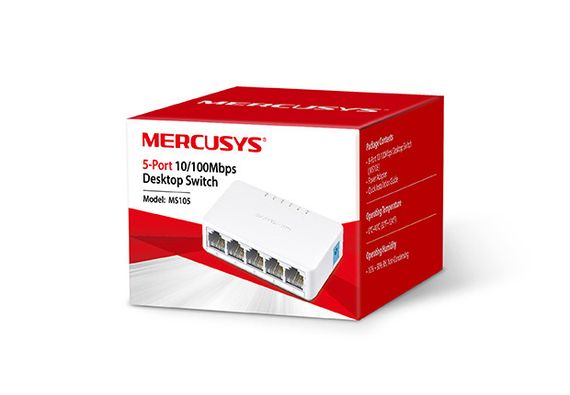Коммутатор MERCUSYS M105 5xFE неуправляемый (MS105) | Зображення 2