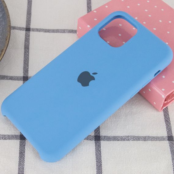 Чохол Silicone Case (AA) для Apple iPhone 11 Pro (5.8") Блакитний / Cornflower | Зображення 1