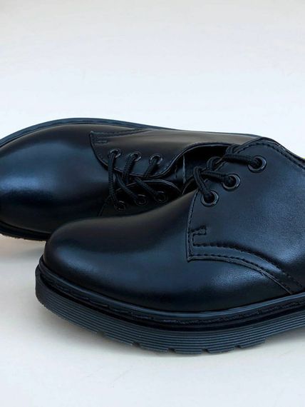 Чоловічі шкіряні класичні туфлі Dr Martens на шнурівці колір чорний | Зображення 6