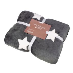 Плед Home Line 65703 Україна 150x195  Поліестер Сірий, Принт