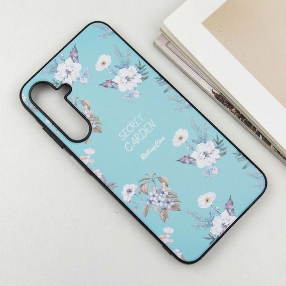 TPU+PC чехол Secret Garden для Samsung Galaxy A25 5G Mint | Зображення 2