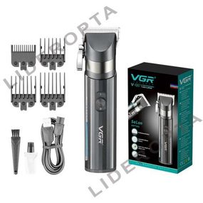 Акумуляторна машинка для стрижки Clipper VGR V-687, LED дисплей, 4 насадки (46230-V-687_738)