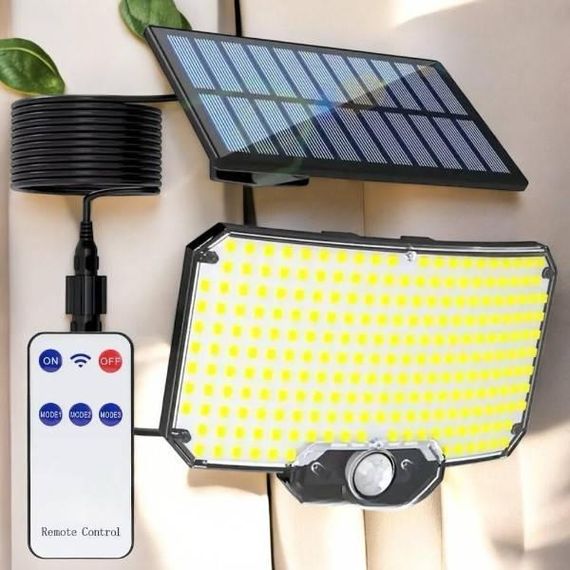 Светильник уличный с солнечной панелью IP65  LED light  HA-110 Черный