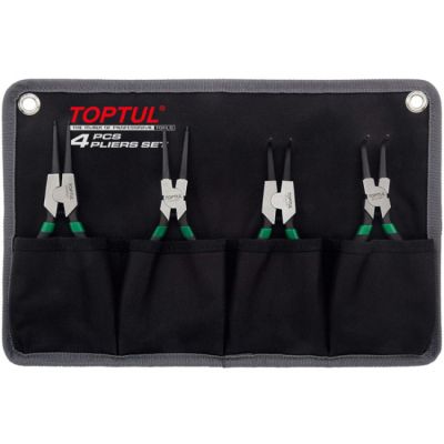 Автомобильный съемник Toptul стопорных колец 4шт. (в чехле) (GPAQ0401)