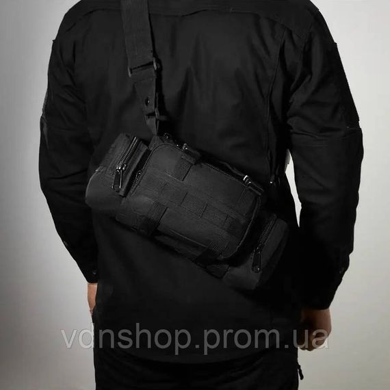 Сумка пояс плечо мужская тактическая, Прочная мужская сумка через плечо натовская тактическая ND-46 | Зображення 6