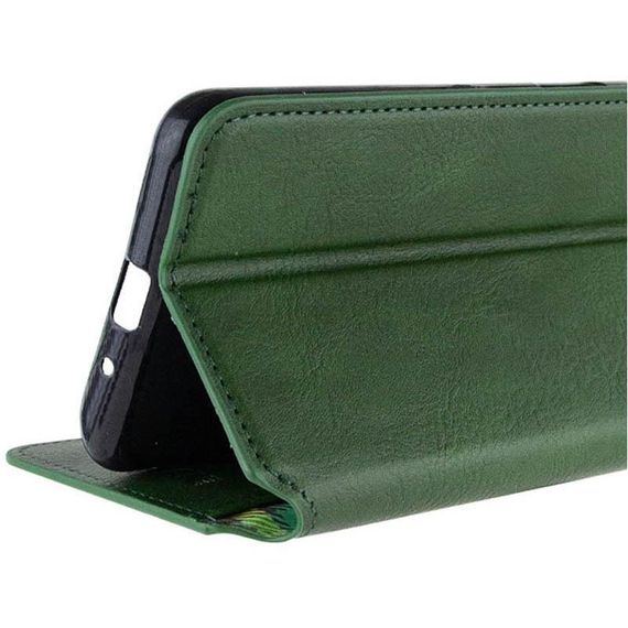 Шкіряний чохол-книжка GETMAN Cubic (PU) для Xiaomi Redmi 15C (EU) Зелений | Зображення 2