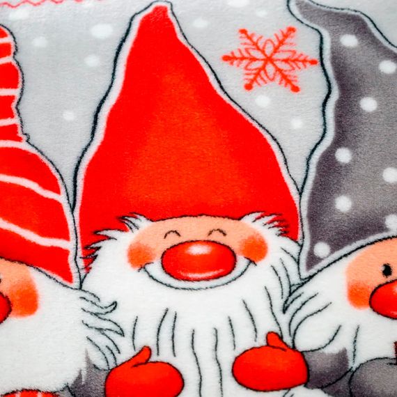 Плед фліс Новогодние гномики 150x200 см Love You | Зображення 3