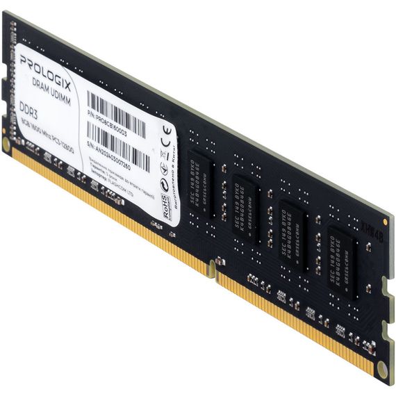 Модуль пам'яті для комп'ютера DDR3 8GB 1600 MHz Prologix (PRO8GB1600D3) | Зображення 1