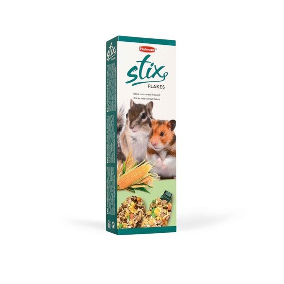 Ласощі для гризунів Padovan Stix Flakes Criceti 100 гр