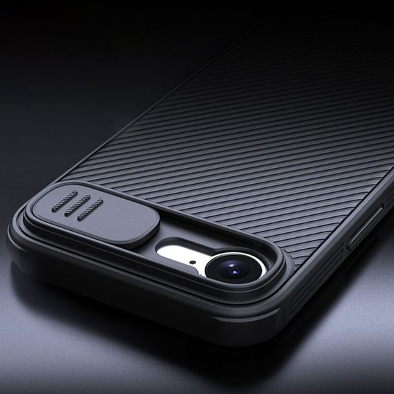 Карбонова накладка Nillkin CamShield Pro для Apple iPhone 16e (6.1") Black | Зображення 3