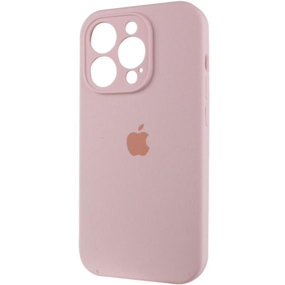 Чохол Silicone Case Full Camera Protective (AA) для Apple iPhone 14 Pro (6.1") Рожевий / Chalk Pink | Зображення 2