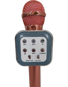 Караоке мікрофон WS 1818 Рожеве золото