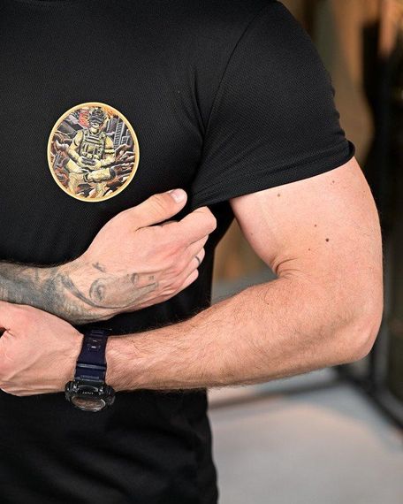 Тактична потоотводна Футболка Небесна кара black ПП7895 | Зображення 4