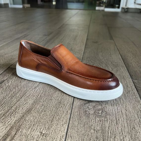 Мужские лоферы на белой подошве 43 размер | Зображення 4