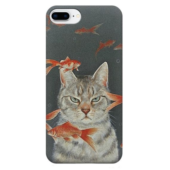 Чохол для iPhone 7 plus / iPhone 8 plus / Чохол на замовлення Принт: Кіт
