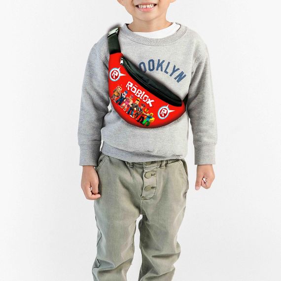 Набір дитячий Роблокс «Roblox» рюкзак 36х27см сумка-бананка, кружка з принтом для хлопчика (01580) | Зображення 2